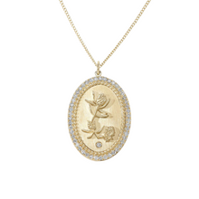 Medium Diamond Halo Character Charm