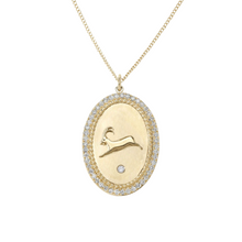 Medium Diamond Halo Character Charm