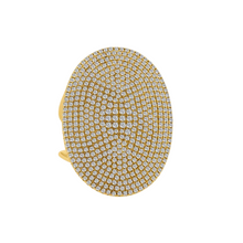 The Big Oval Diamond Statement Ring