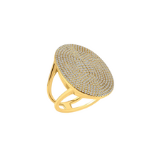 The Big Oval Diamond Statement Ring