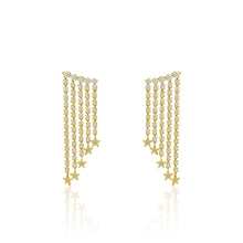Starstruck Diamond Fringe Crawler Earrings