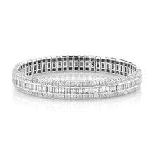 Pave Diamond Scales Stretch Bracelet