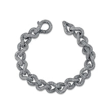 Diamond Pave Infinity Link Bracelet