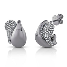 Diamond Double Drip Huggie Earrings