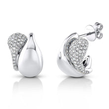 Diamond Double Drip Huggie Earrings