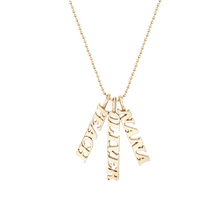 Personalized Script Name It Charm Necklace
