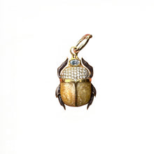 The Evelyn Scarab Gemstone Charm