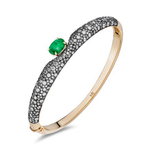 Siren Floret Gemstone & Diamond Bangle