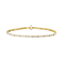 Diamond Double Row Eternity Bracelet