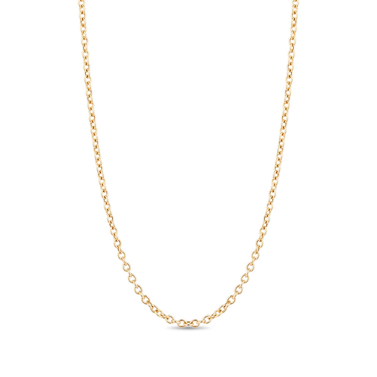Classic Round Link Chain Necklace