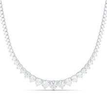 Graduated Lab Grown Diamond Tennis Necklace