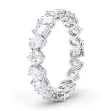 3/4 Mixed Shape Lab Grown Diamond Eternity Band Ring