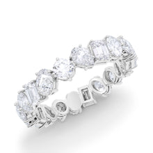 3/4 Mixed Shape Lab Grown Diamond Eternity Band Ring