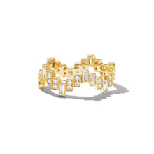 Skinny Enlightenment Equilibrium Baguette & Round Diamond Ring