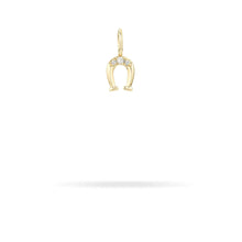 Diamond Horseshoe Mini Bead Charm