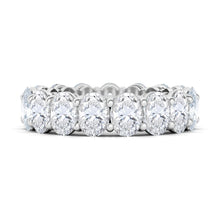 Mega Oval Cut Lab Grown Diamond Eternity Band