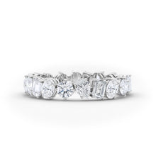 3/4 Mixed Shape Lab Grown Diamond Eternity Band Ring