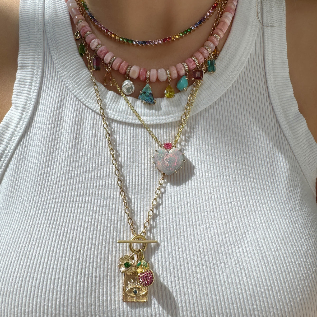 Toggle Charm Holder Lariat Chain Necklace – Milestones by Ashleigh