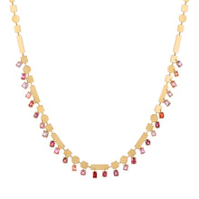Shine Pink Spinel Shaker Necklace