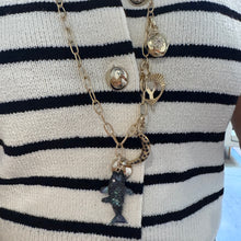 Large Fluted Sunbeam Heart Gemstone Letter Charm