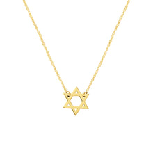 Mini Star of David Gold Necklace