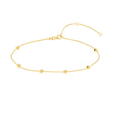 Mini Star Gold Station Anklet