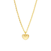 Children's Mini Puffy Heart Pendant Necklace
