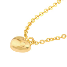 Children's Mini Puffy Heart Pendant Necklace