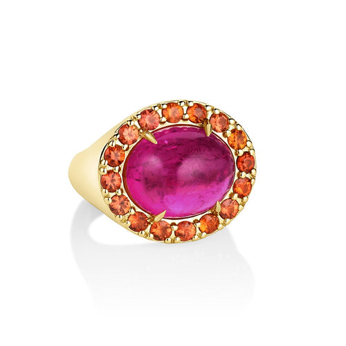 One of a Kind Gemstone Dolly Ring