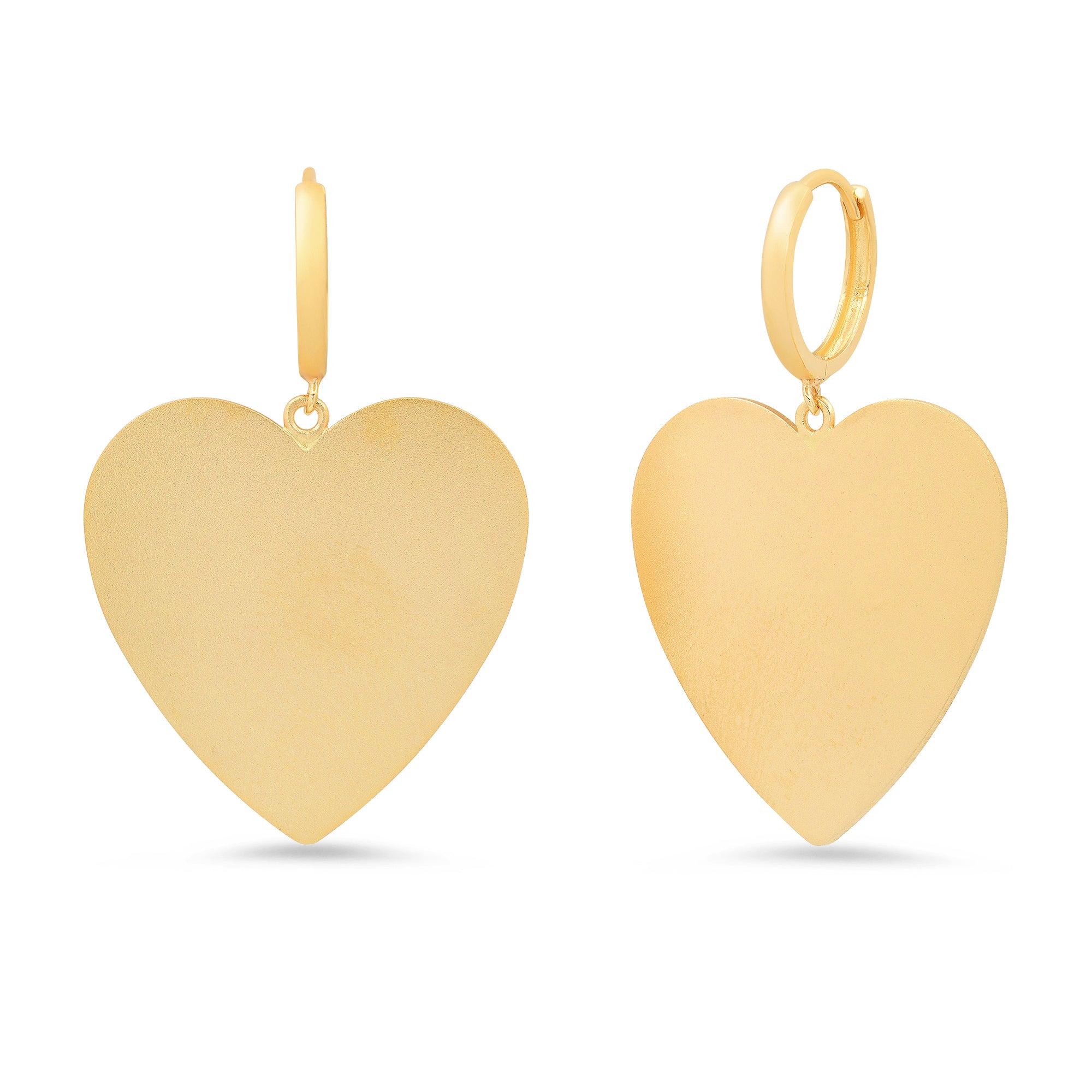 Large Heart Earrings