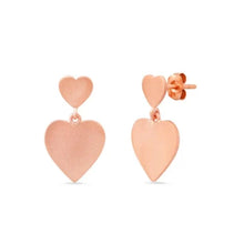 MS x SRJ Small Double Heart Earrings