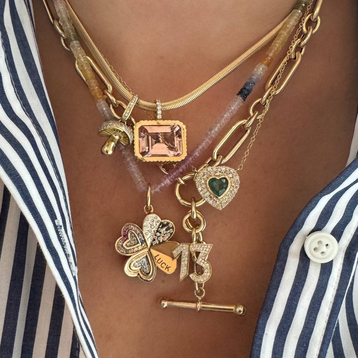 ■ENGBROX■ silver925 make wish clover necklace EBNL23044SV make wish clover necklace - ENGBROX | 60% - Asian Fashion