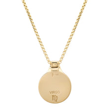 Zodiac Medallion Charm Necklace