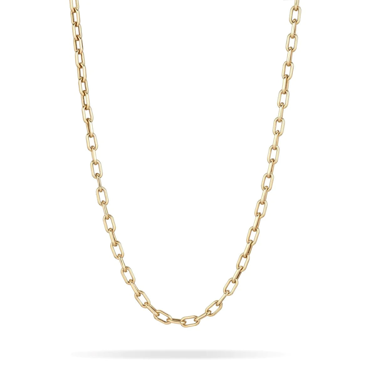 4mm Italian Chain Link Necklace