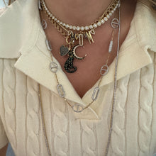 Mini Pave Diamond Heart Charm