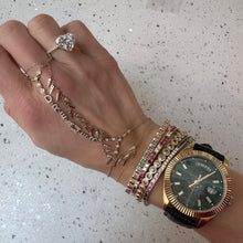 Radiate Diamond & Ruby Eternity Bracelet