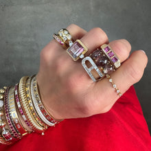 Pink Ombre Skinny Ring