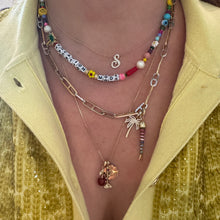 Two-Tone Flat Mariner Link Chain Necklace