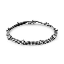 Triple Thread & Ripple Diamond Bracelet