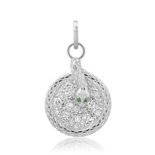 Milestones by AB for Eriness Diamond Coiled Snake Charm Pendant