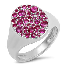 Semiprecious Gemstone Pinky Signet Ring