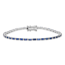 Sapphire Baguette Tennis Bracelets