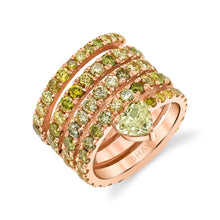 Spiral Heart Pinky Ring