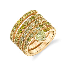 Spiral Heart Pinky Ring