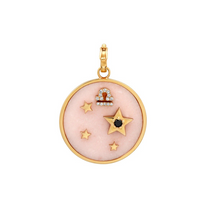 Large Gemstone Zodiac Pendant