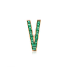 Slide-On Gemstone or Diamond Encrusted Initial Charm Necklace