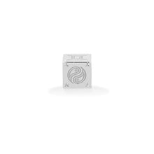 Silver Astrological Block Big Bead