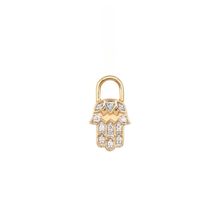 Tiny Double Sided Hamsa Charm