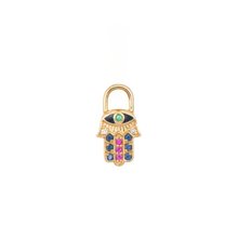 Tiny Double Sided Hamsa Charm