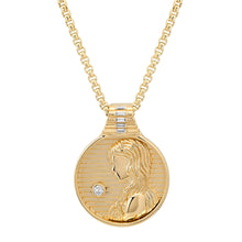 Zodiac Medallion Charm Necklace